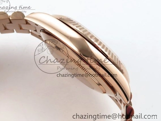 President Date JDF Stick Dial on V3 Steel 904L Bracelet Weight) RG Day (Gain 40 RG VR3255 0116